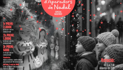 Portada III Concurs d'Aparadors de Nadal «Especial Naixement»