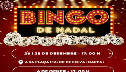 Portada Bingo de Nadal - Quintos 07 Selva