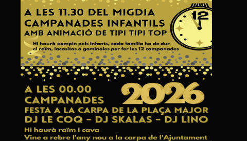 Portada Cap d'any a Selva 2025