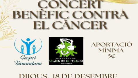Portada Concert benèfic contra el càncer