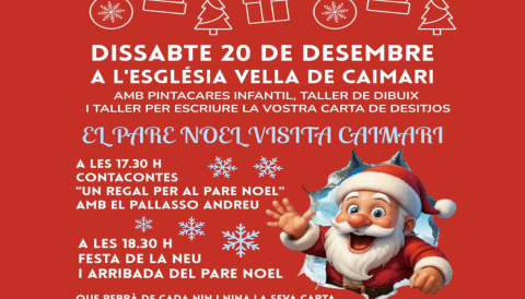Portada El Pare Noel visita Caimari
