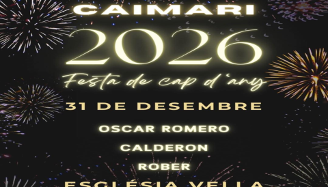 Portada Festa Nit de Cap d'Any Caimari 2025
