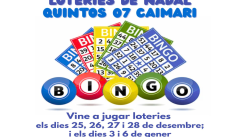 Portada Loteries de Nadal- Quintos 07 Caimari
