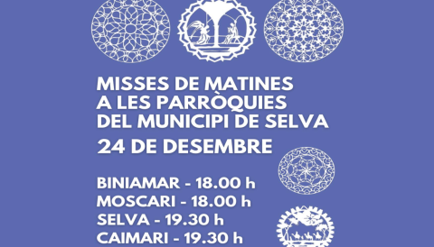 Portada Misses de matines a les Parròquies del municipi de Selva