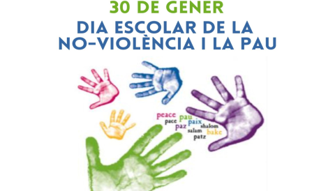 Portada Dia Escolar de la No-Violència i la Pau 2026