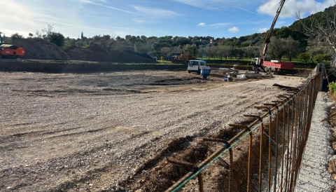 Portada L’Ajuntament de Selva avança en la construcció del Punt Verd del Municipi