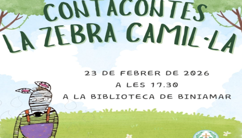 Portada Contacontes La Zebra Camil·la