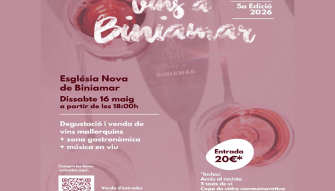 Portada Vins a Biniamar 5a Edició 2026