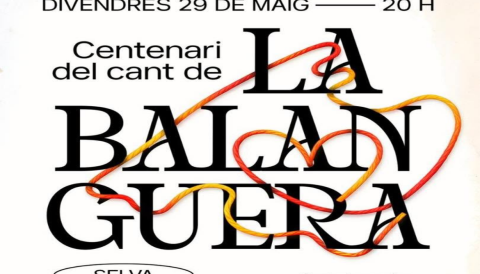 Portada Centenari del cant de La Balanguera