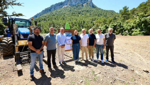 Portada Prohens visita la finca pública des Guix