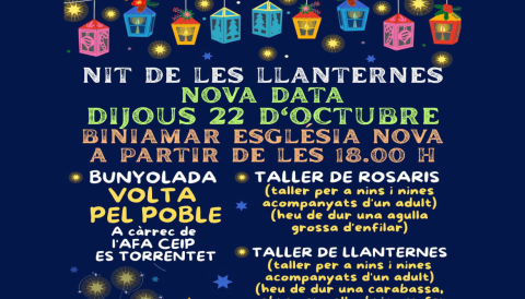 Portada Nit de les llanternes - Biniamar (Nova data) 