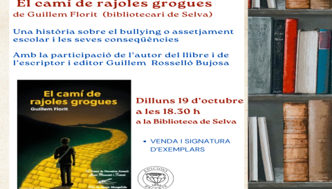 Portada Presentació de la novel.la El camí de rajoles grogues